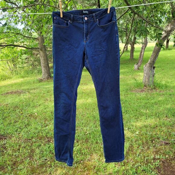Boden Denim - Boden British Women's Jeans The Trafalgar Straight Leg Dark Wash size 8L Long